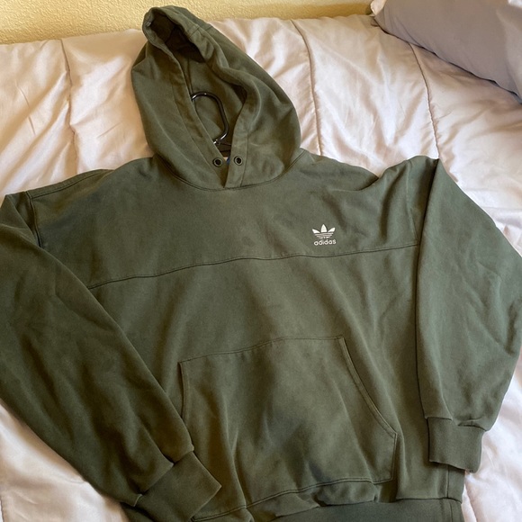 Olive Green Adidas Hoodie 